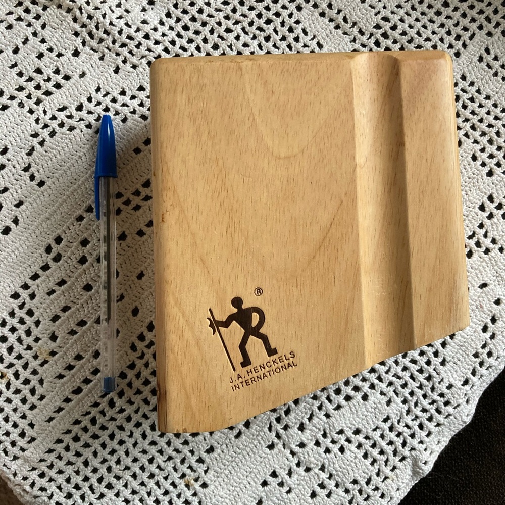 J.H. Henckels knife block